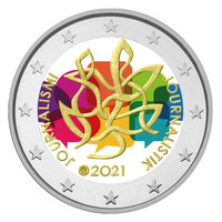 Suomi 2 € 2021 Journalismi & Tiedonvälitys, väritetty (#4)