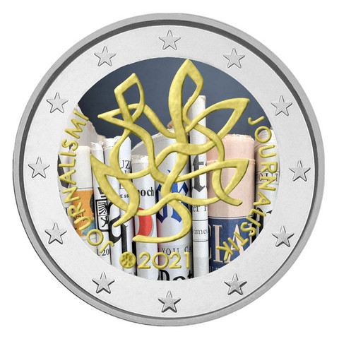 Suomi 2 € 2021 Journalismi & Tiedonvälitys, väritetty (#1)