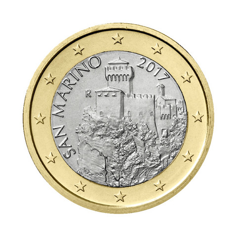 San Marino 1 € 2021 La Césta UNC
