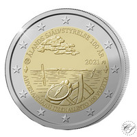 Suomi 2 € 2021 Ahvenanmaan itsehallinto 100 vuotta