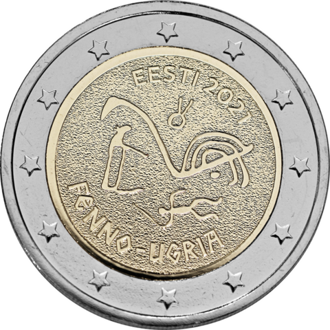 Viro 2 € 2021 Suomalais-ugrialaiset kansat