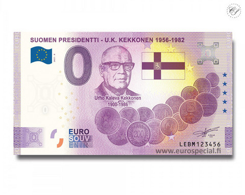 Suomi 0 € 2021 . Kekkonen - Suomen Presidentit Special Edition UNC -  
