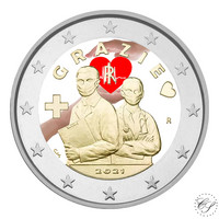 Italia 2 € 2021 Terveydenhuollon ammattilaiset, väritetty (#1)