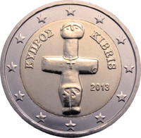 Kypros 2 € 2008 Pomosin idoli UNC