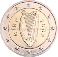 Irlanti 2 € 2002 Iiriläisharppu UNC