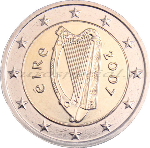 Irlanti 2 € 2006 Iiriläisharppu UNC