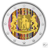 Liettua 2 € 2021 Dzukija, väritetty (#2)