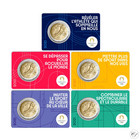 Ranska 5 x 2 € 2021 Pariisin olympialaiset 2024 BU coincard