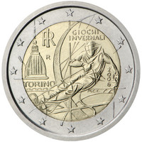 Italia 2 € 2006 Torinon olympialaiset