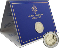 Vatikaani 2 € 2007 Paavi Benedictus XVI