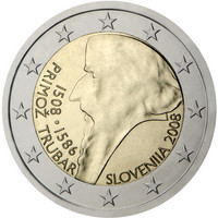 Slovenia 2 € 2008 Primoz Trubar
