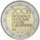 Ranska 2 € 2008 EU- puheenjohtajuus