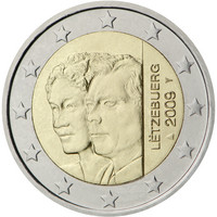 Luxemburg 2 € 2009 suurherttuatar Chalotte
