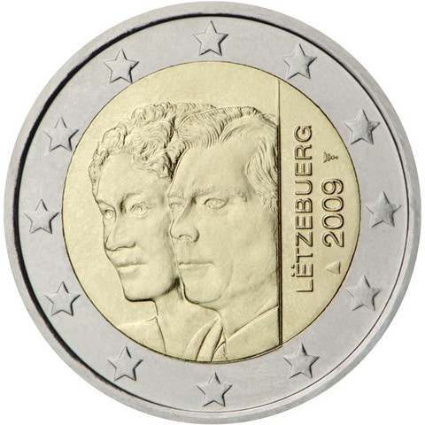 Luxemburg 2 € 2009 suurherttuatar Chalotte