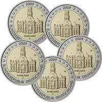 Saksa 2 € 2009 Saarland / Ludwigin kirkko A-J