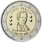 Belgia 2 € 2009 Louis Braille