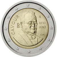 Italia 2 € 2010 Camillo Cavour