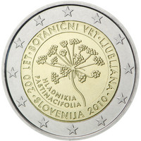 Slovenia 2 € 2010 Ljubljanan kasvitieteellinen puutarha 200 v.