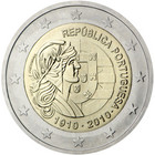 Portugali 2 € 2010 Tasavalta 100 vuotta