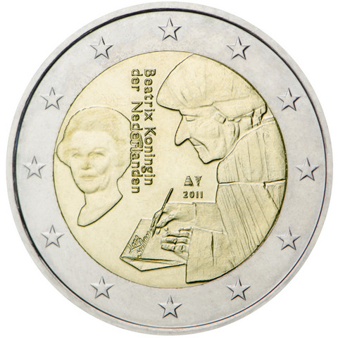 Alankomaat 2 € 2011 Erasmus Rotterdamilainen