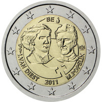 Belgia 2 € 2011 Kansainvälinen naistenpäivä 100 vuotta