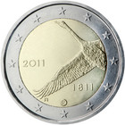 Suomi 2 € 2011 Suomen pankki 200 vuotta