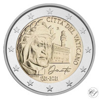 Vatikaani 2 € 2021 Dante Alighieri BU