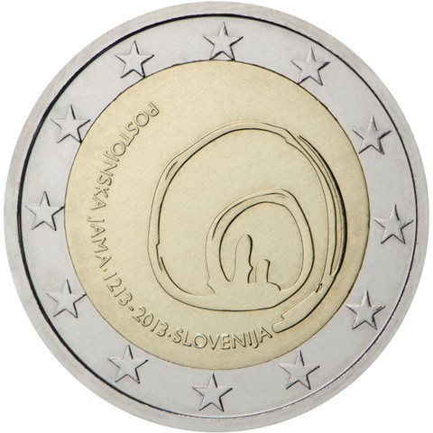 Slovenia 2 € 2013 Postojnan luolasto