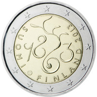 Suomi 2 € 2013 Valtiopäivät 150 vuotta