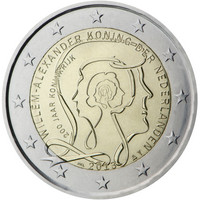 Alankomaat 2 € 2013 Kuningaskunta 200 vuotta
