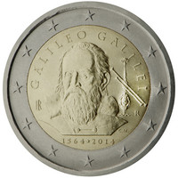 Italia 2 € 2014 Galileo Galilei
