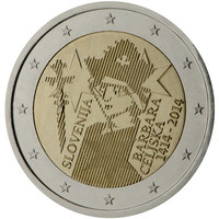 Slovenia 2 € 2014 Barbara Celjska