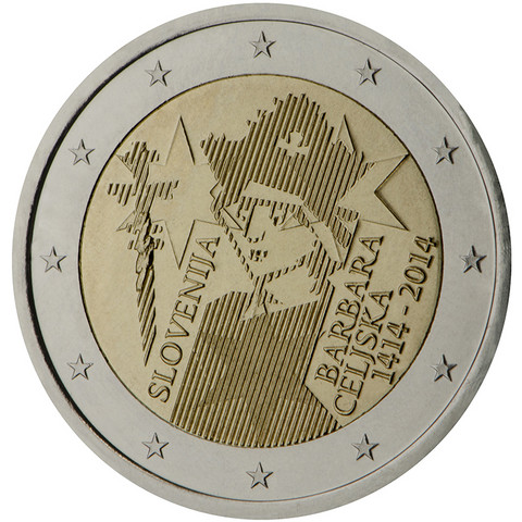 Slovenia 2 € 2014 Barbara Celjska