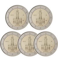 Saksa 2 € 2015 Hessen / Paavalinkirkko A-J