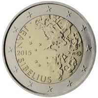 Suomi 2 € 2015 Jean Sibelius