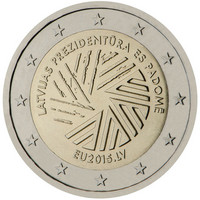 Latvia 2 € 2015 EU- puheenjohtajuus
