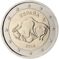 Espanja 2 € 2015 Altamira