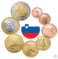 Slovenia 1s - 2 € 2008 UNC