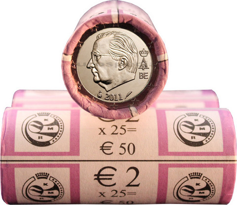 Belgia 2 € 2011 rulla