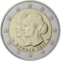 Monaco 2 € 2011 Charlene & Albert Wedding