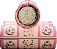 Belgia 2 € 2005 Belgian & Luxemburgin talousliitto rulla