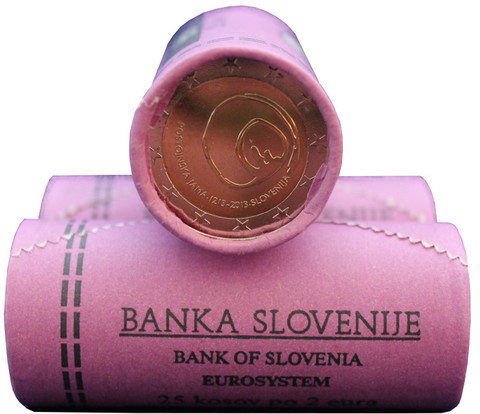 Slovenia 2 € 2013 Postojnan luolasto rulla