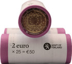Suomi 2 € 2015 EU:n lippu 30 vuotta rulla