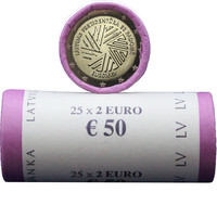 Latvia 2 € 2015 EU- puheenjohtajuus rulla