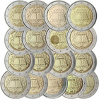 Rooman Sopimus 2 € 2007 kaikki 17 kolikkoa