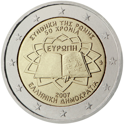 Kreikka 2 € 2007 Rooman Sopimus