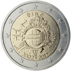Irlanti 2 € 2012 Euro 10 vuotta