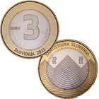 Slovenia 3 € 2011 Itsenäisyys 20 vuotta