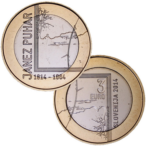 Slovenia 3 € 2014 Janéz Puhar