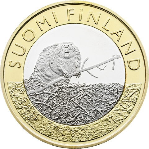Suomi 5 € 2015 Satakunta - Majava